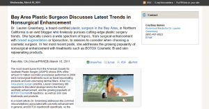 bay area, palo alto, ca, plastic, surgery, surgeon, botox