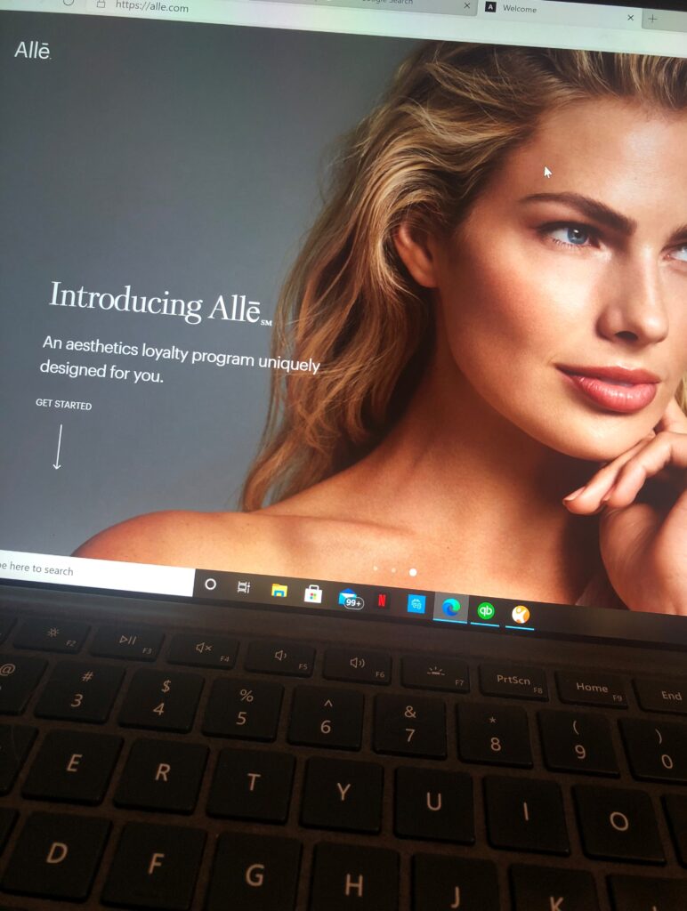 Alle New Frequent Flier Program for BOTOX (Bye Brilliant Distinctions!)